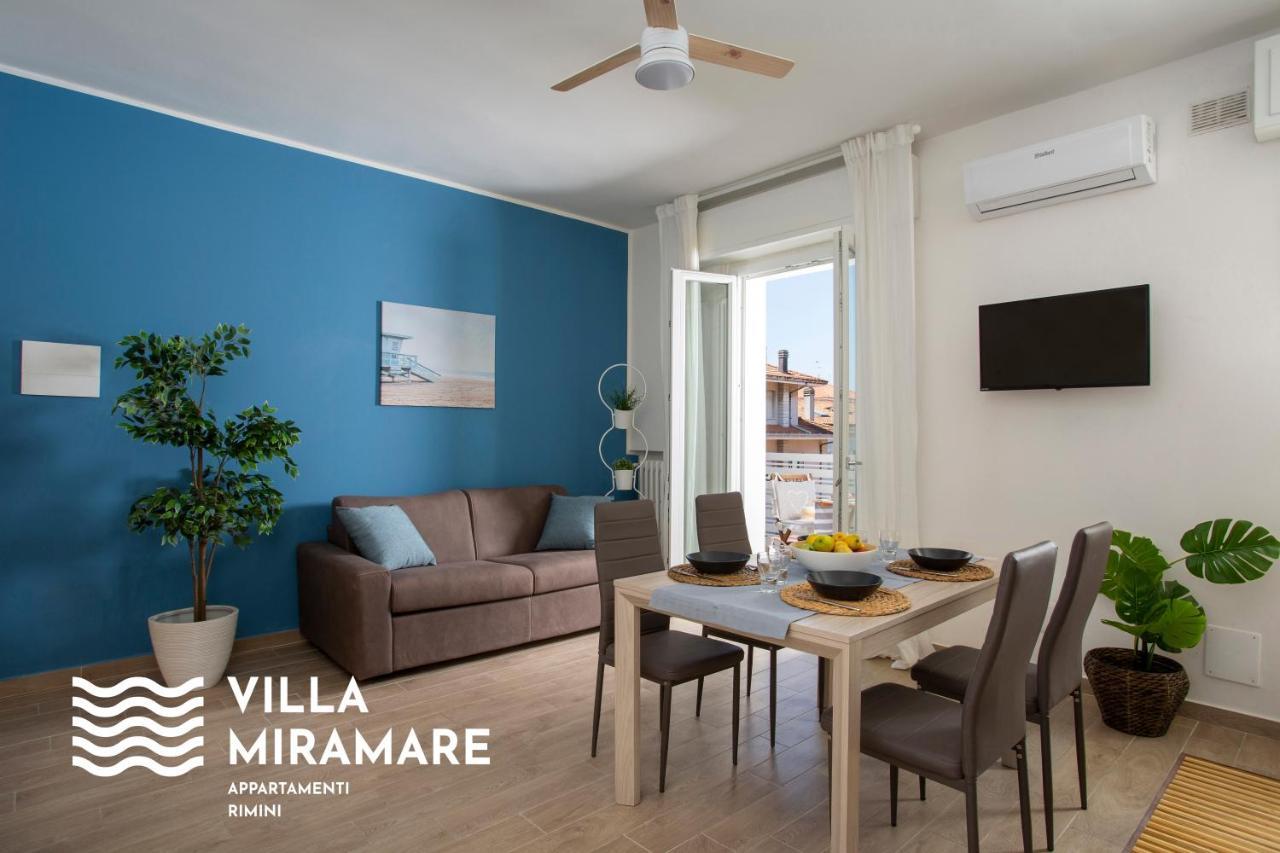 Appartamenti Villa Miramare Rimini Exteriör bild